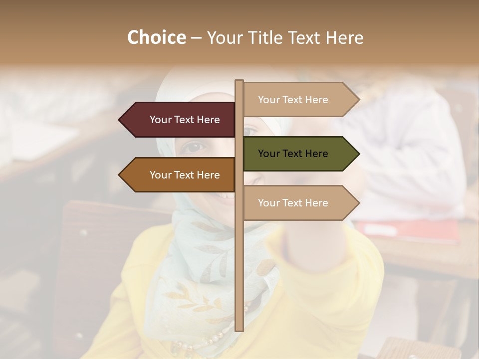 Smile Child Teenager PowerPoint Template