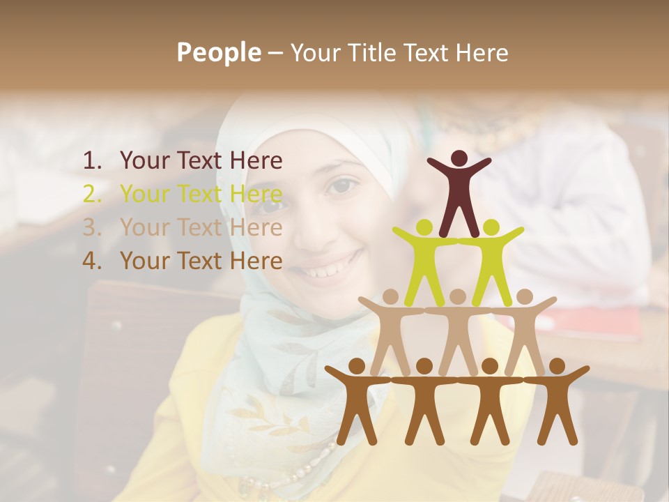 Smile Child Teenager PowerPoint Template