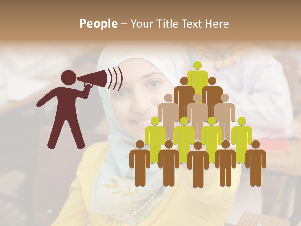 Smile Child Teenager PowerPoint Template