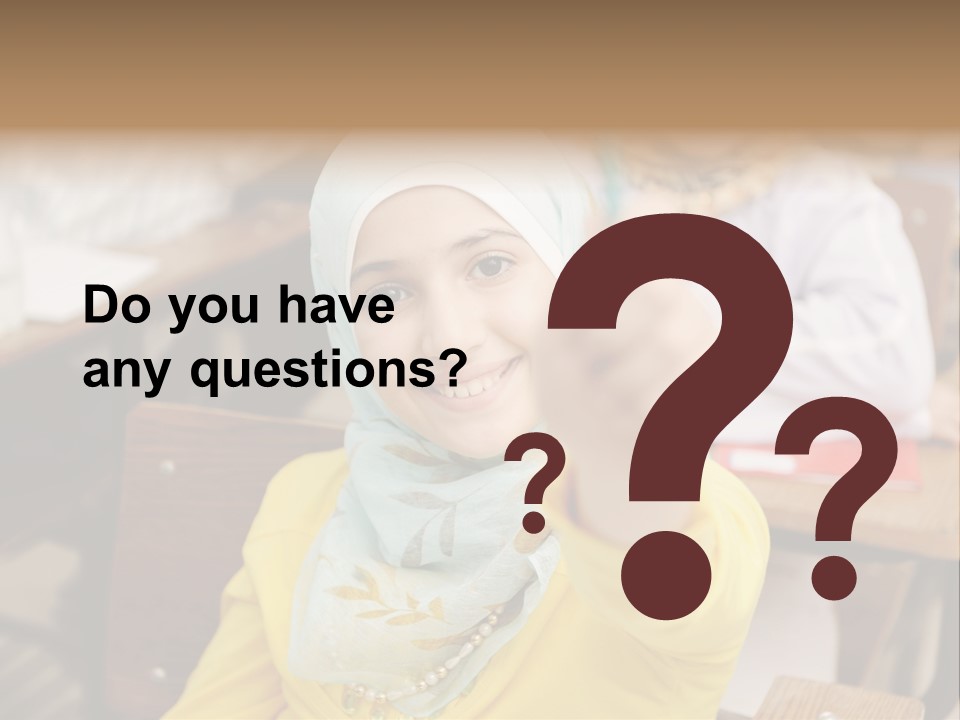 Smile Child Teenager PowerPoint Template