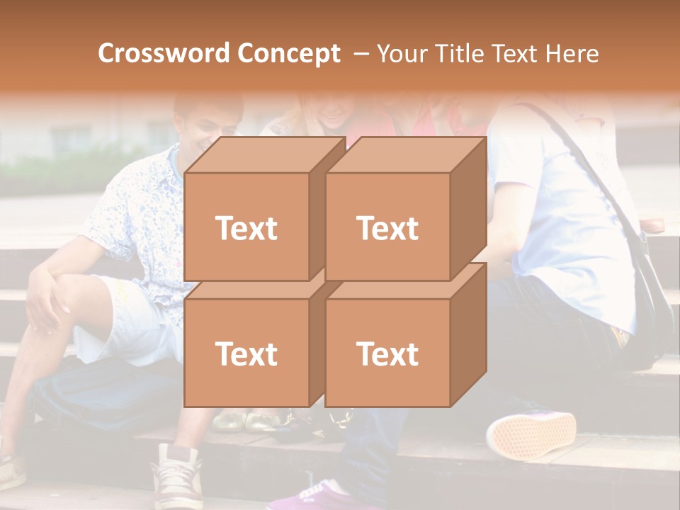 Woman Colour Rucksack PowerPoint Template