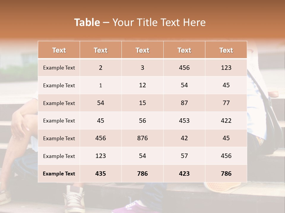 Woman Colour Rucksack PowerPoint Template