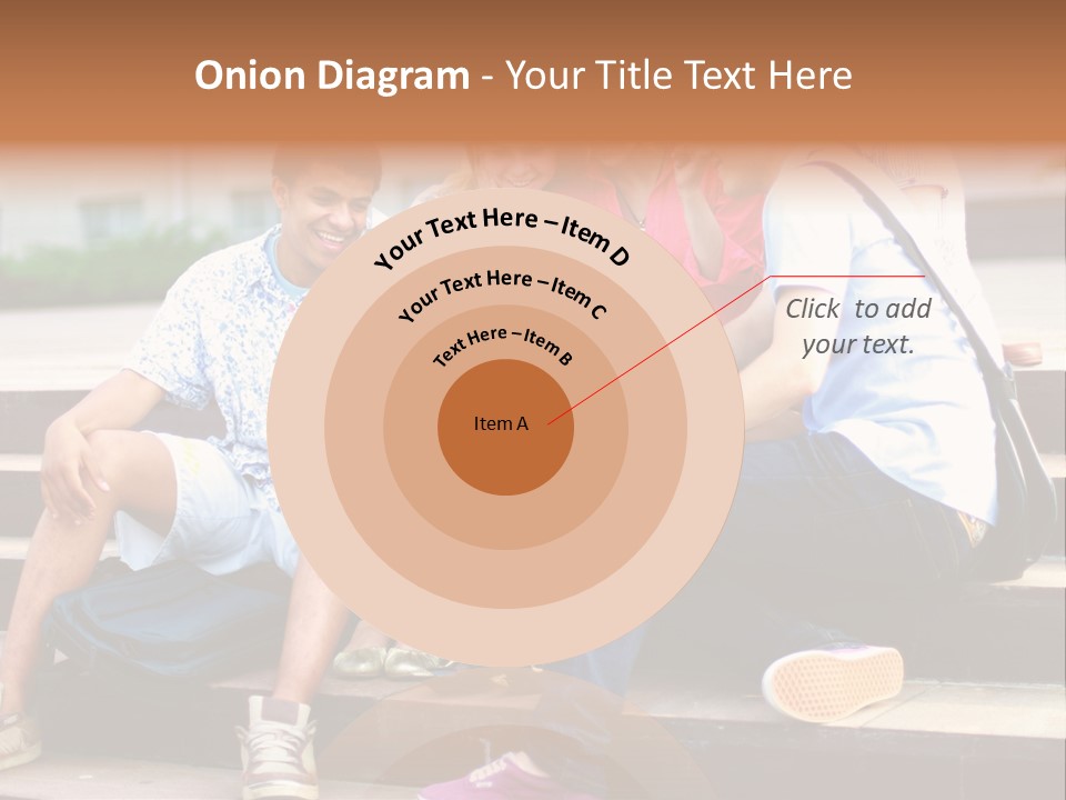 Woman Colour Rucksack PowerPoint Template