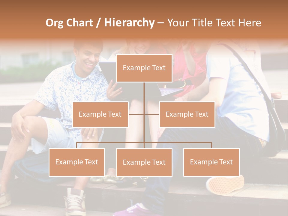 Woman Colour Rucksack PowerPoint Template