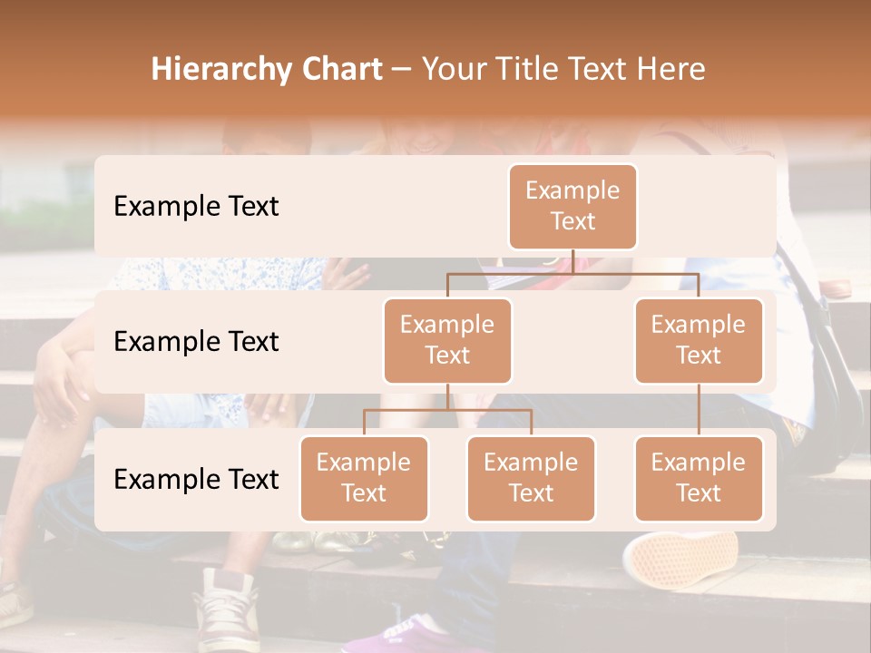 Woman Colour Rucksack PowerPoint Template