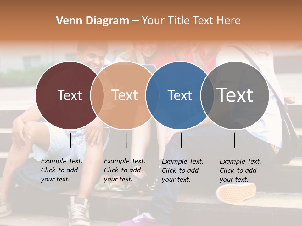 Woman Colour Rucksack PowerPoint Template