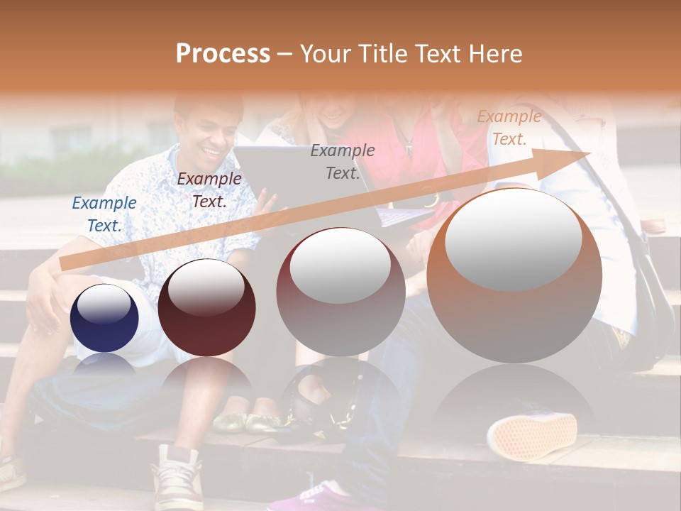 Woman Colour Rucksack PowerPoint Template