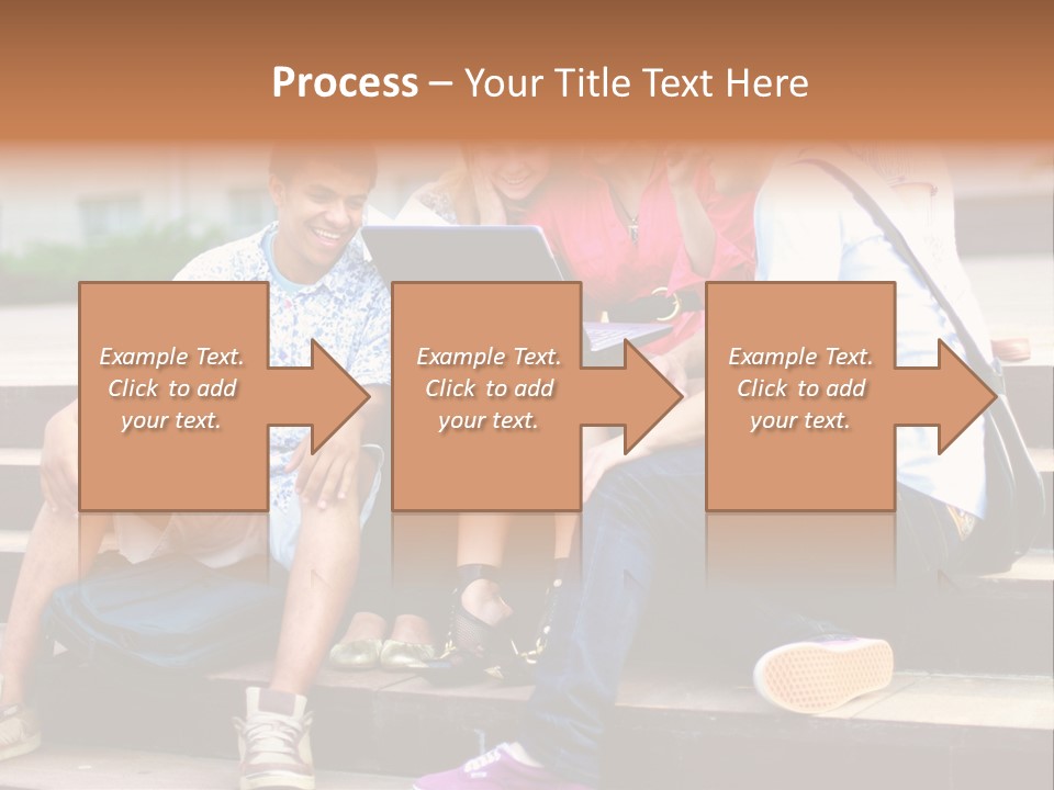 Woman Colour Rucksack PowerPoint Template