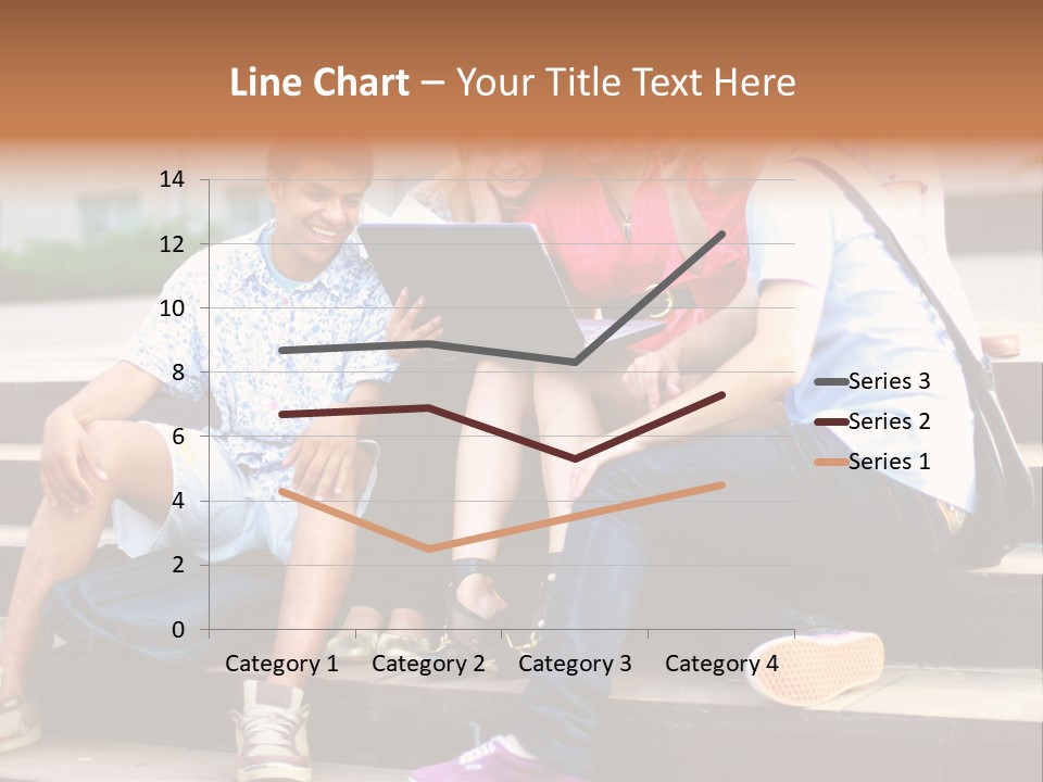 Woman Colour Rucksack PowerPoint Template