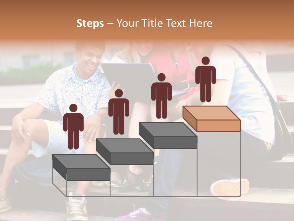 Woman Colour Rucksack PowerPoint Template