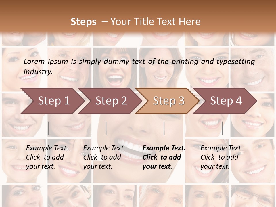 Cheek People Dentist PowerPoint Template