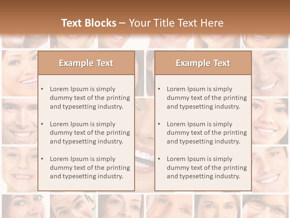 Cheek People Dentist PowerPoint Template