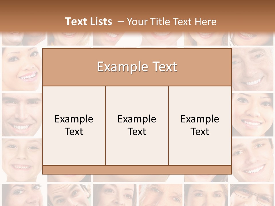 Cheek People Dentist PowerPoint Template