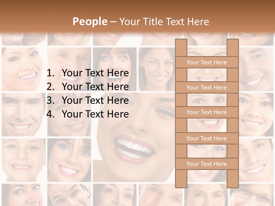 Cheek People Dentist PowerPoint Template
