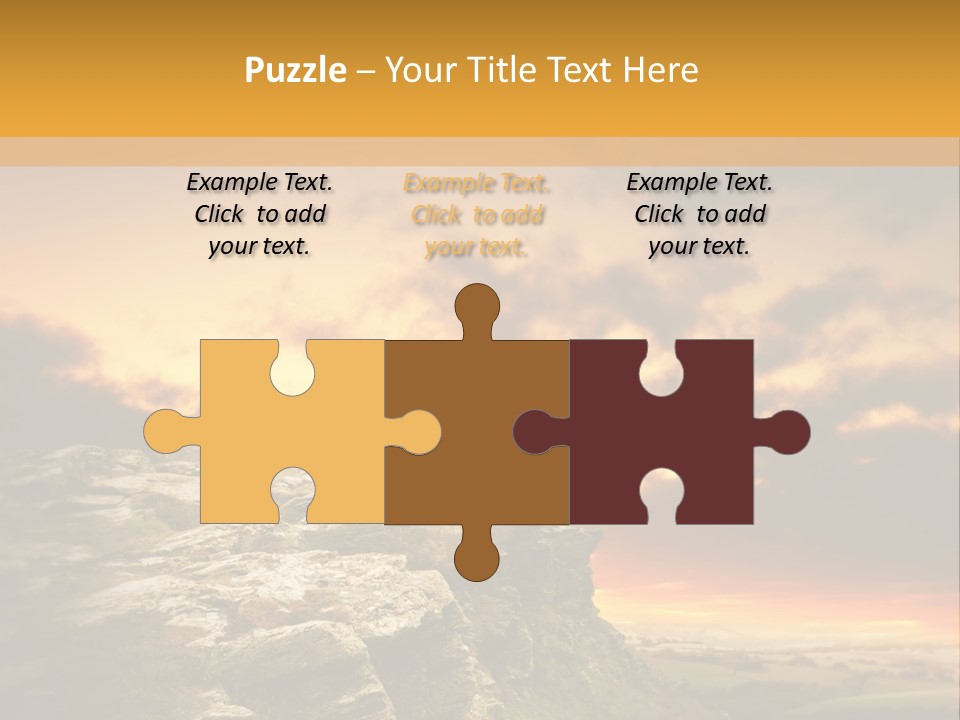 Idyllic Landscape Majestic PowerPoint Template