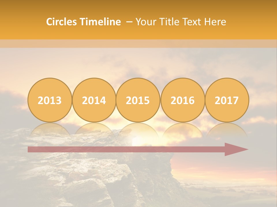 Idyllic Landscape Majestic PowerPoint Template