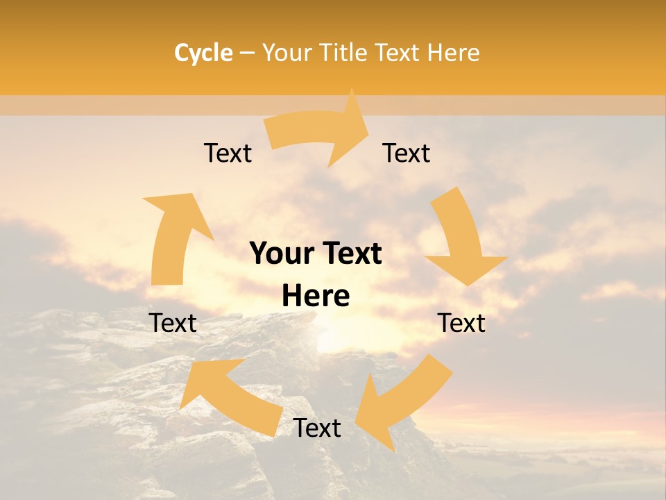 Idyllic Landscape Majestic PowerPoint Template