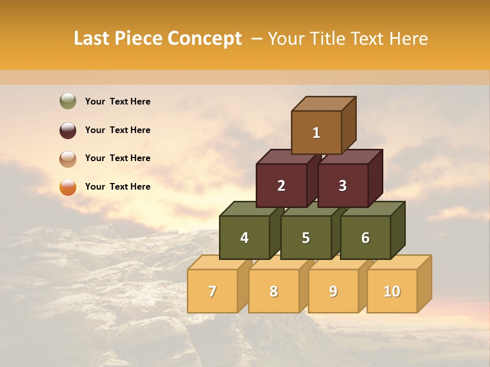 Idyllic Landscape Majestic PowerPoint Template