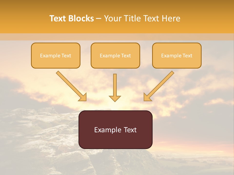 Idyllic Landscape Majestic PowerPoint Template