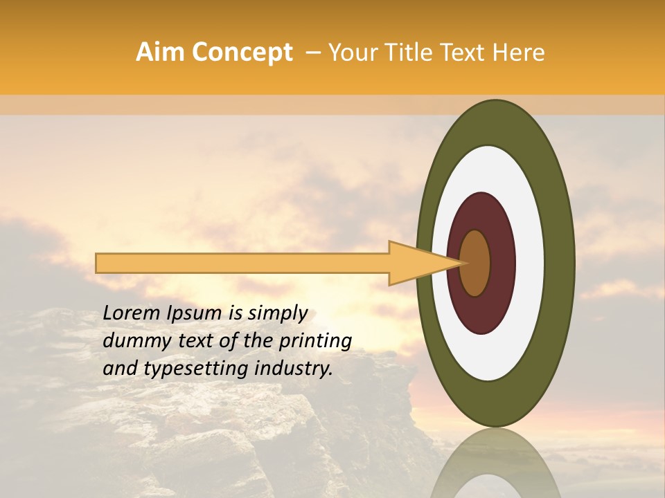 Idyllic Landscape Majestic PowerPoint Template