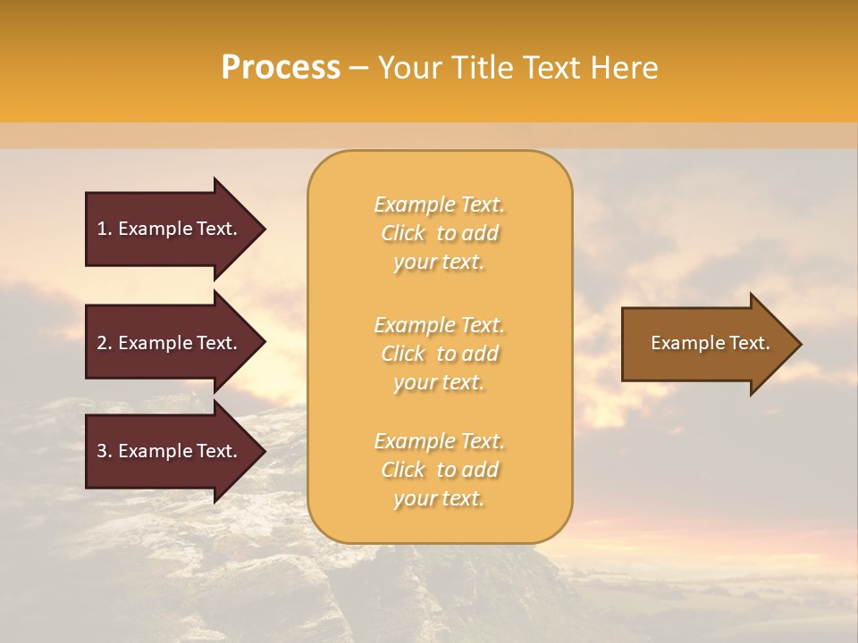 Idyllic Landscape Majestic PowerPoint Template
