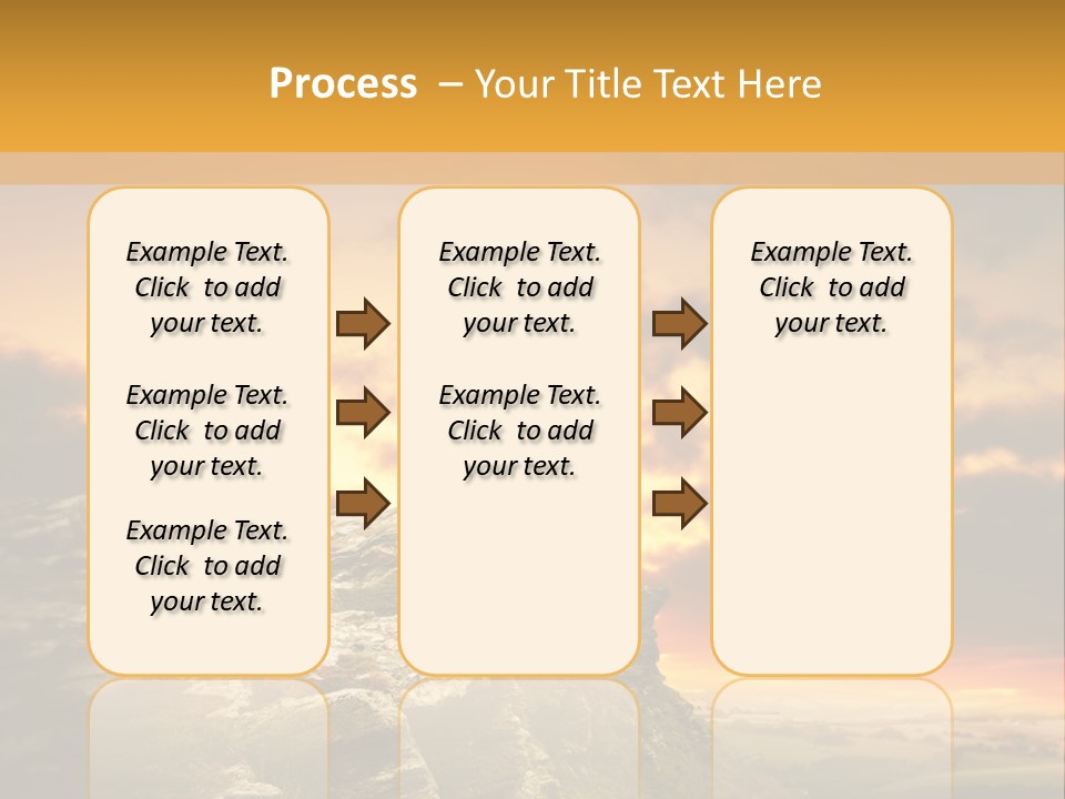 Idyllic Landscape Majestic PowerPoint Template