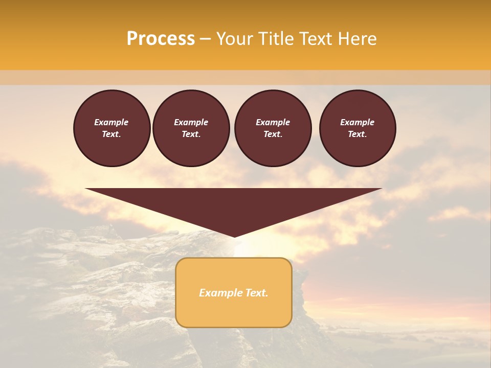 Idyllic Landscape Majestic PowerPoint Template