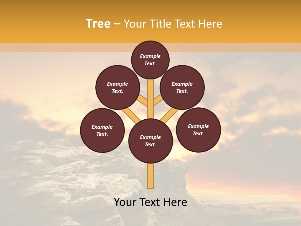 Idyllic Landscape Majestic PowerPoint Template