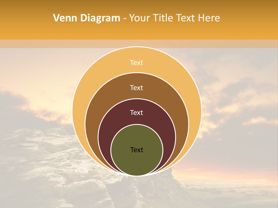 Idyllic Landscape Majestic PowerPoint Template