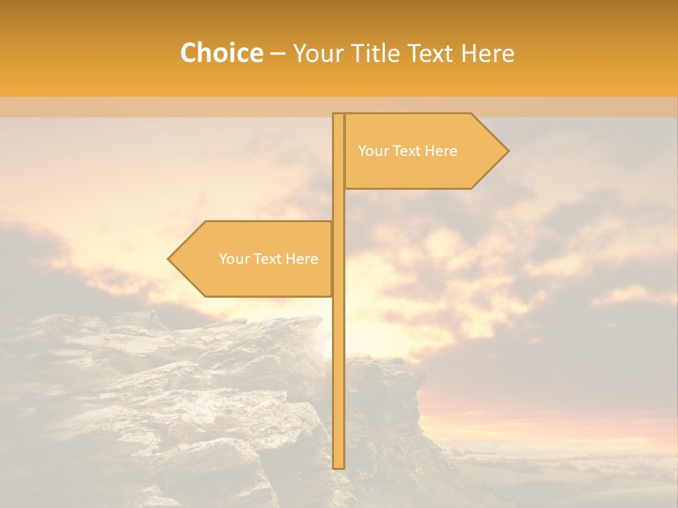 Idyllic Landscape Majestic PowerPoint Template