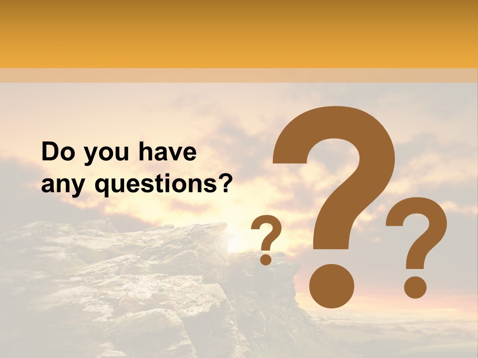 Idyllic Landscape Majestic PowerPoint Template