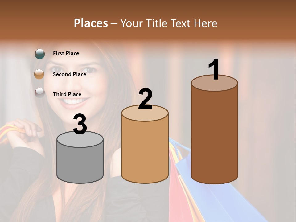 Mall Retail Happy PowerPoint Template