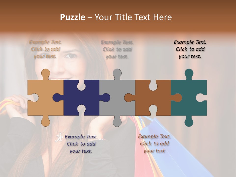 Mall Retail Happy PowerPoint Template
