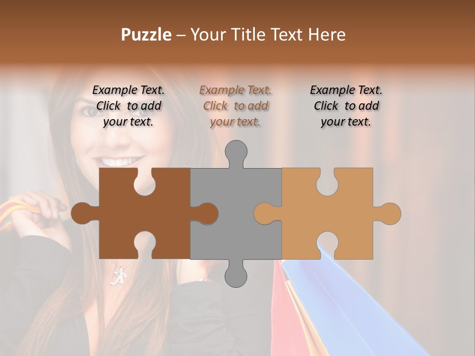 Mall Retail Happy PowerPoint Template