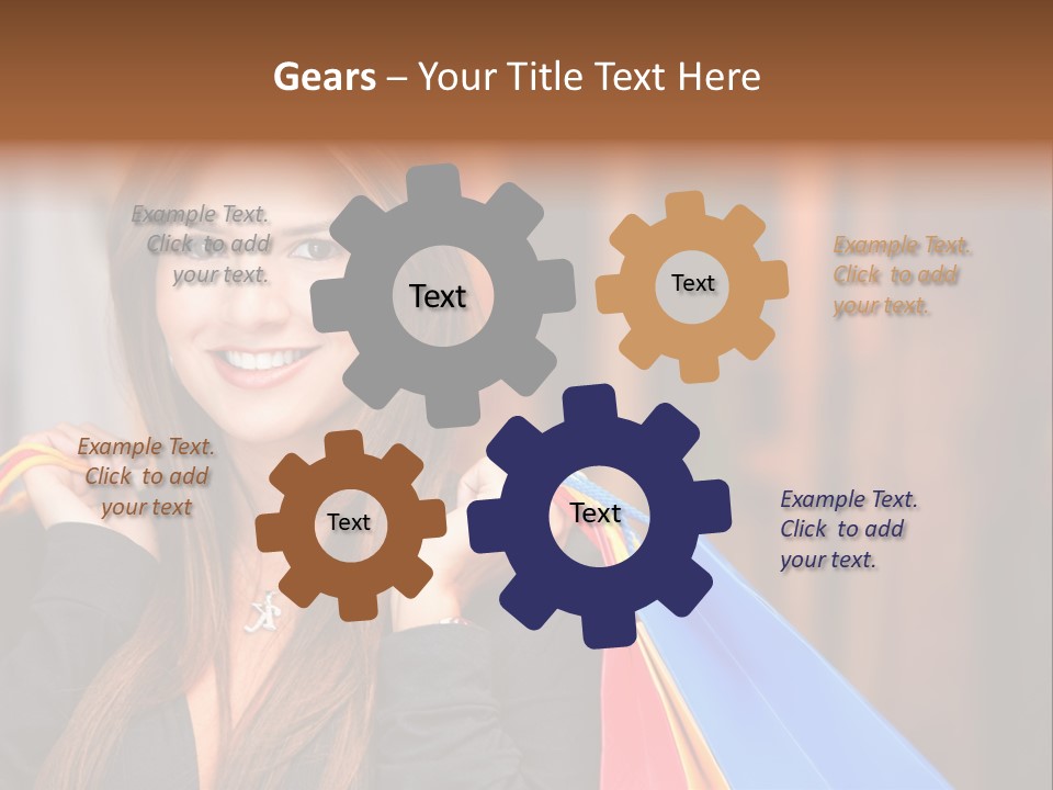 Mall Retail Happy PowerPoint Template