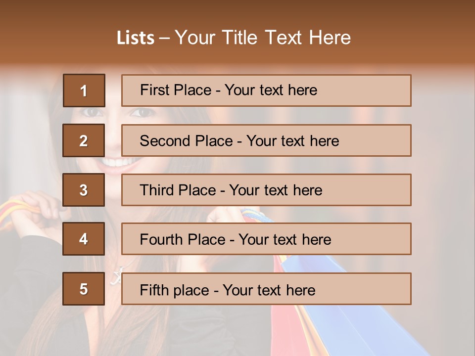 Mall Retail Happy PowerPoint Template