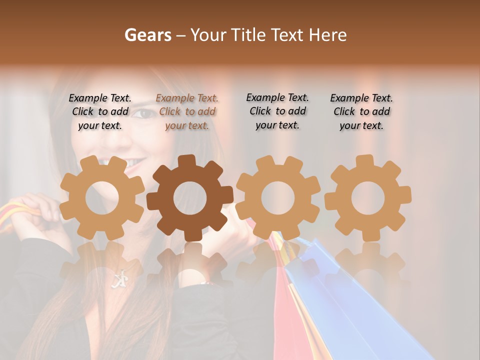 Mall Retail Happy PowerPoint Template