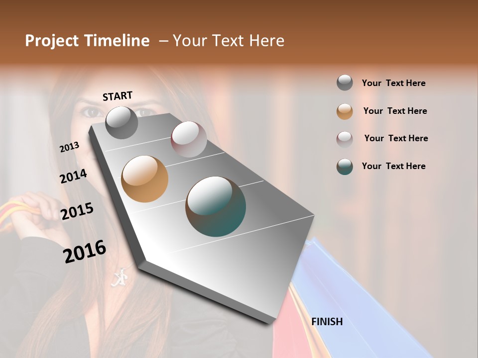 Mall Retail Happy PowerPoint Template
