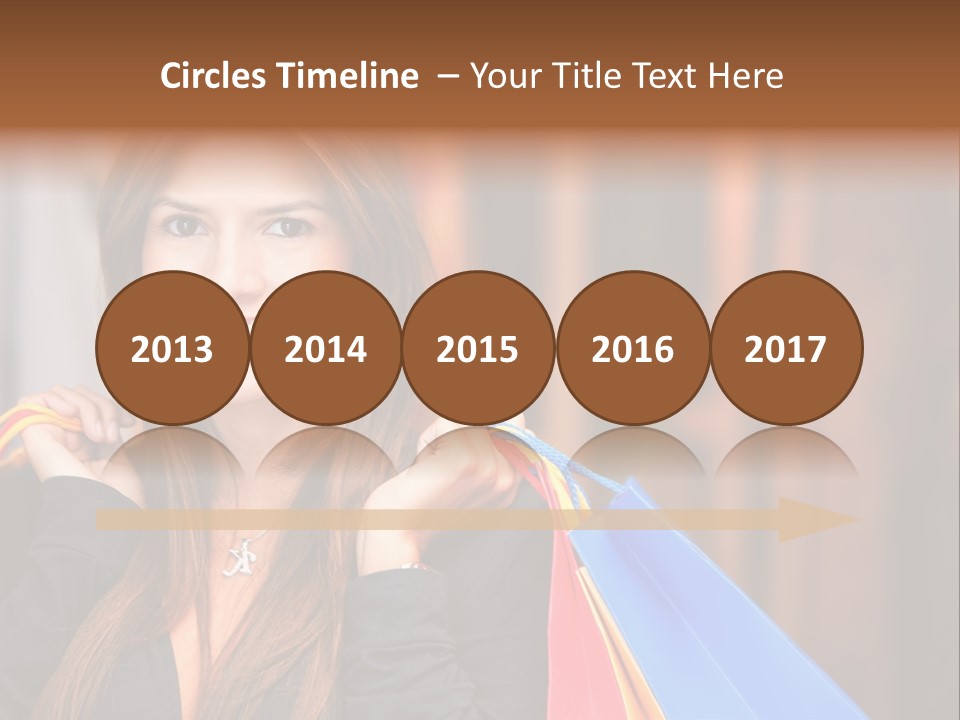 Mall Retail Happy PowerPoint Template