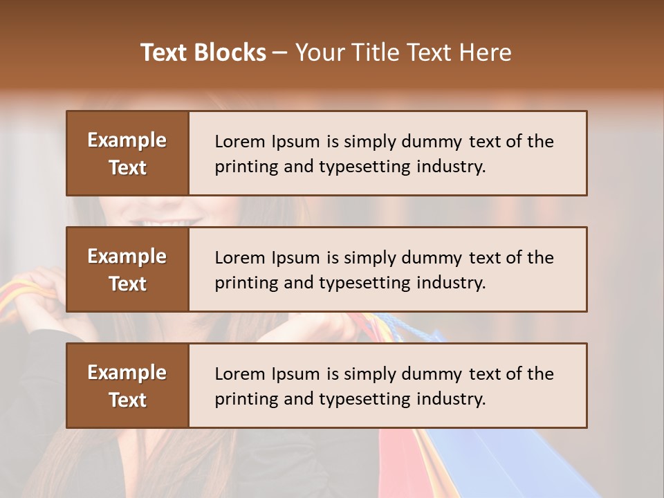 Mall Retail Happy PowerPoint Template