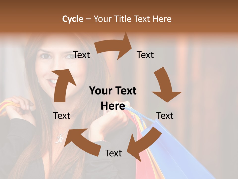 Mall Retail Happy PowerPoint Template