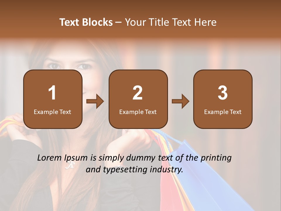 Mall Retail Happy PowerPoint Template