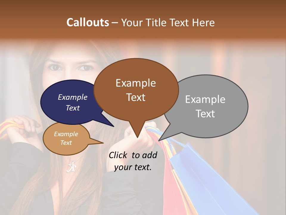 Mall Retail Happy PowerPoint Template