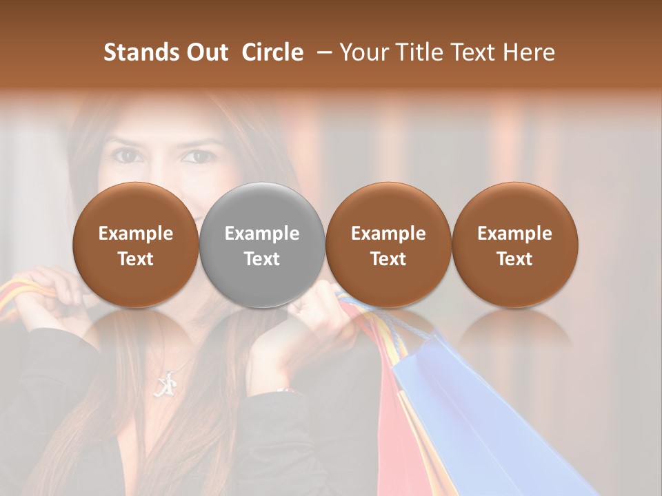 Mall Retail Happy PowerPoint Template