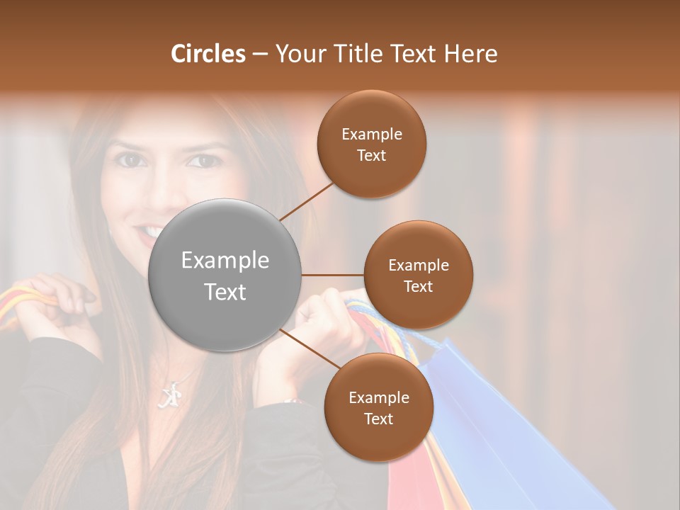 Mall Retail Happy PowerPoint Template