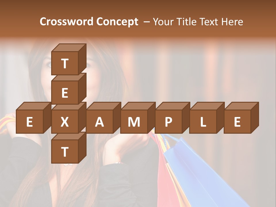 Mall Retail Happy PowerPoint Template