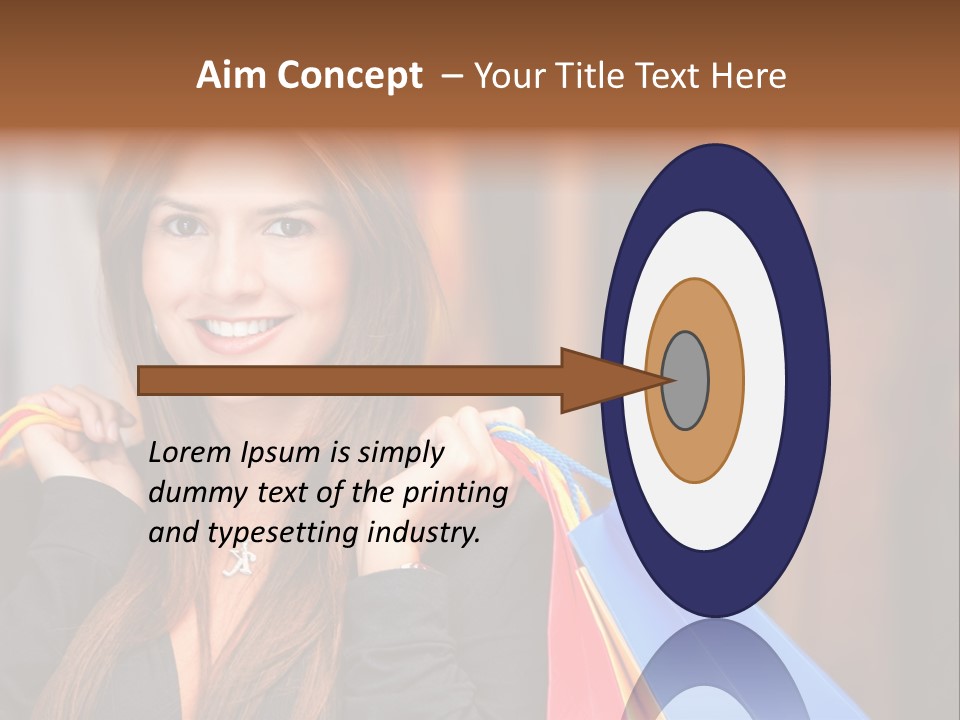 Mall Retail Happy PowerPoint Template