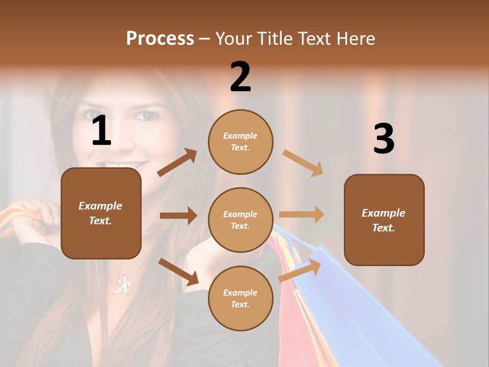 Mall Retail Happy PowerPoint Template