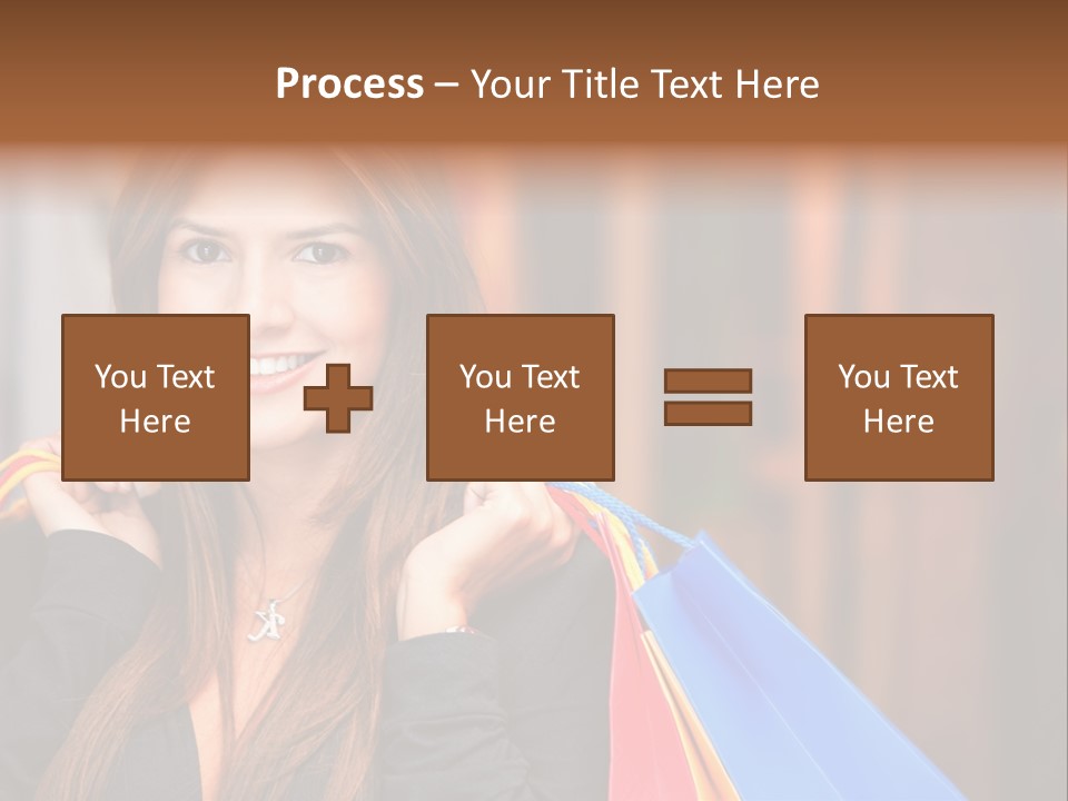 Mall Retail Happy PowerPoint Template