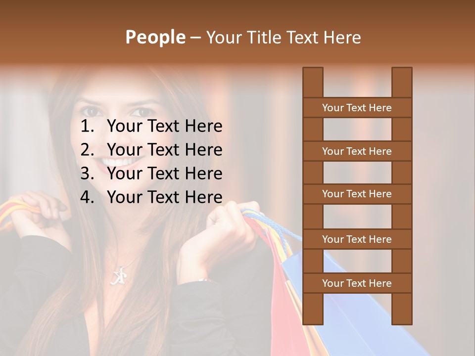 Mall Retail Happy PowerPoint Template